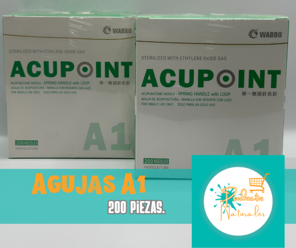 Agujas Acupuntura A1 200 Pz.